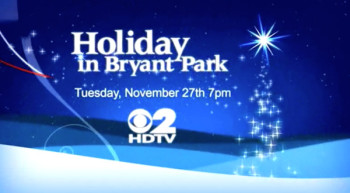 Holiday in Bryant Park